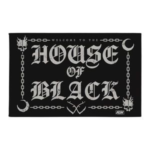 House of Black Sublimated Door Mat AEW Malakai Black Brody King Hart Matthews